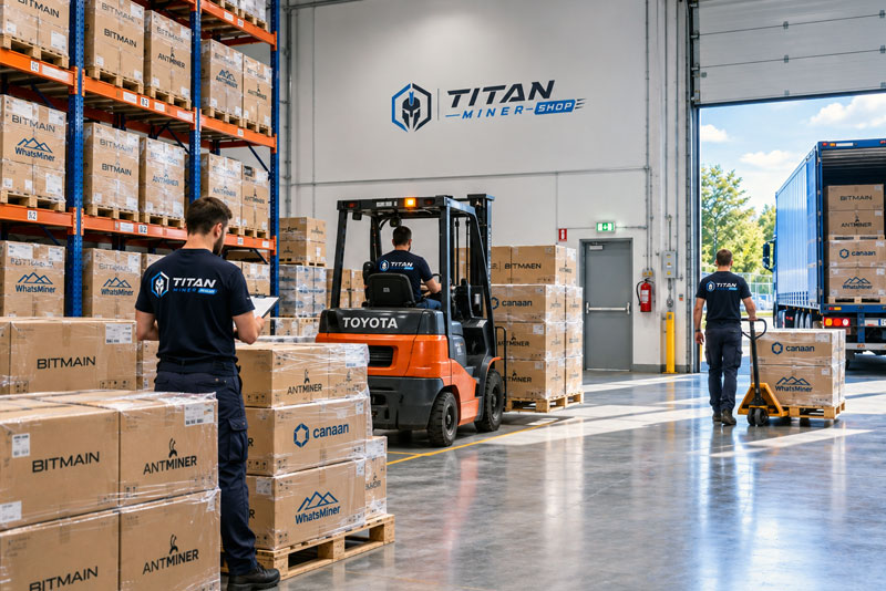 Titan Miner Shop Germany - Warehouse