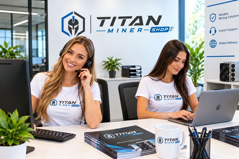 Titan Miner Shop office in Prague